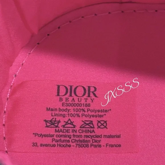 Hot-Pink/BlacHot-Pink/Black Dior Beauty (Miss Dior) Cosmetic-Makeup Vanity Case - Picture 11 of 16